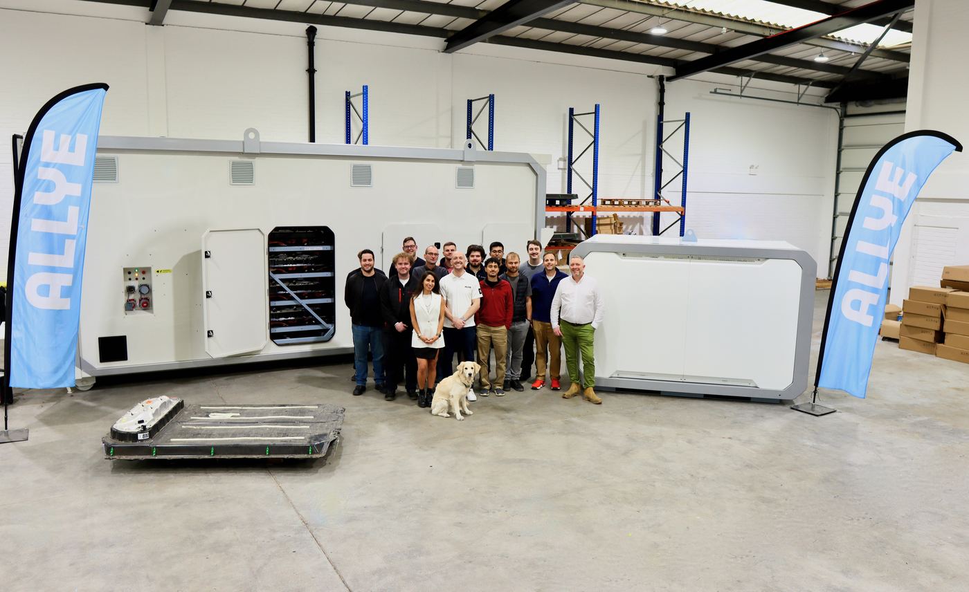 The Allye team in the London facility